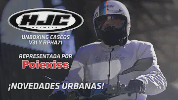 V31 y RPHA71, los cascos urbanos de HJC más molones e interesantes… ¡unboxing!