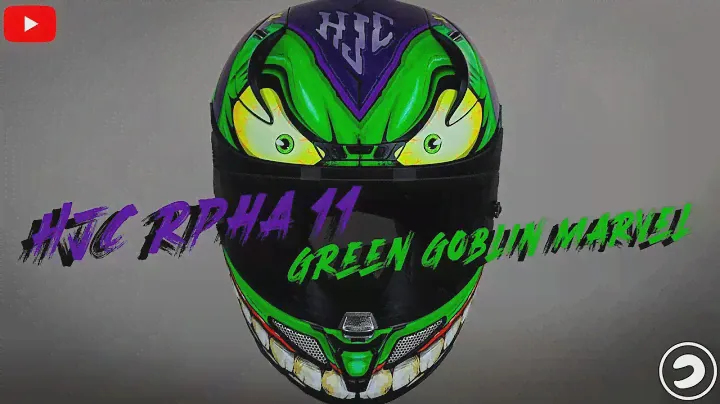 HJC RPHA 11 Green Goblin Marvel
