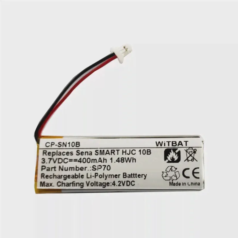 Аккумулятор для наушников Sena SMART HJC 10B SP70 3,7 в 400 мАч (art.: 3920beb63a219)