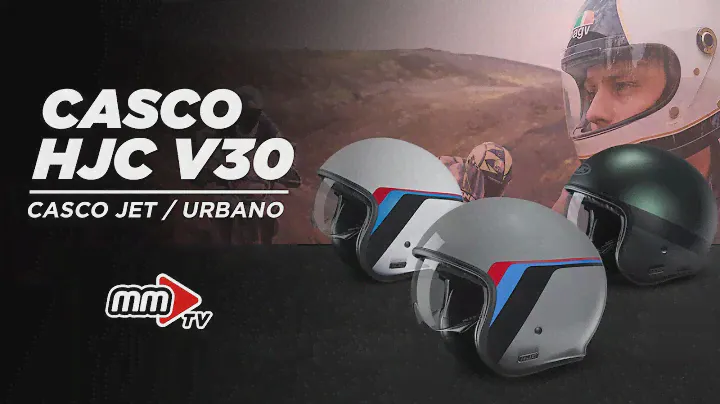 HJC V30 Casco JET con diseño VINTAGE disponible en motomundi.cl