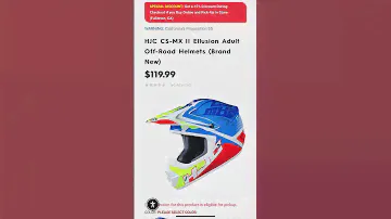 Motorhelmets Store Sale HJC CS-MX II Ellusion and FG-X Hammer Adult Off-Road Motorcycle Helmets