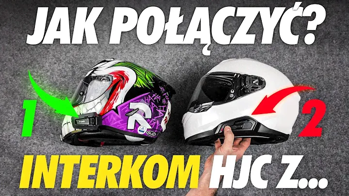 Parowanie interkomów SMART HJC z telefonem, nawigacją GPS oraz między sobą
