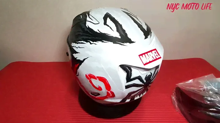 Распаковка шлема HJC RPHA 11 Pro Anti Venom Marvel Edition [Эпизод № 87]