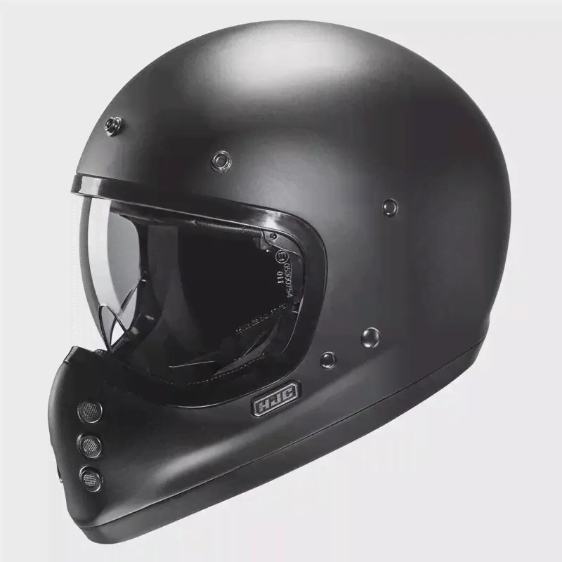 HJC V60 SEMI FLAT BLACK-0